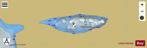 Myrketjørna depth contour Map - i-Boating App