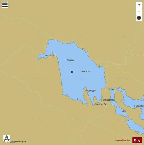 Storflåtan depth contour Map - i-Boating App