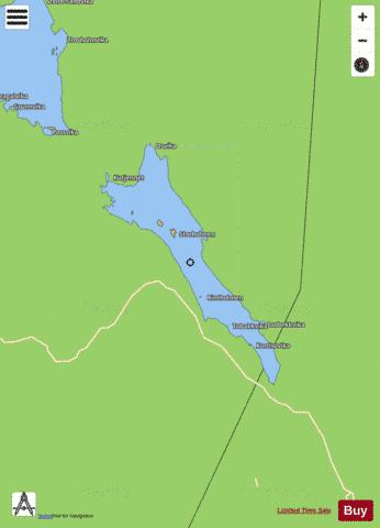 Varaldsjøen depth contour Map - i-Boating App