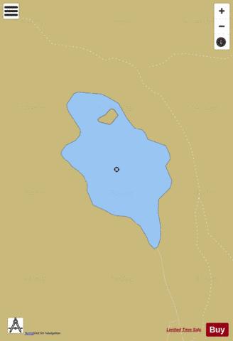Holmetjern depth contour Map - i-Boating App
