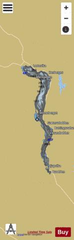 Sperillen depth contour Map - i-Boating App