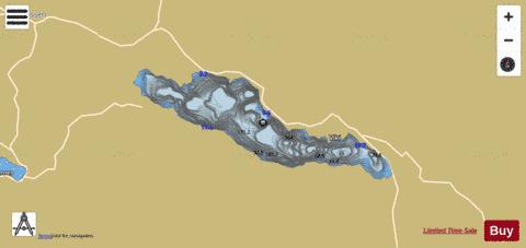 Lognvikvatn depth contour Map - i-Boating App