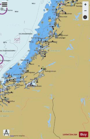 Trondheim Marine Chart - Nautical Charts App
