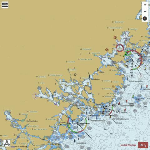 Lillesand-Kristiansand Marine Chart - Nautical Charts App