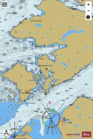 Bremangerpollen og Oldersundet Marine Chart - Nautical Charts App