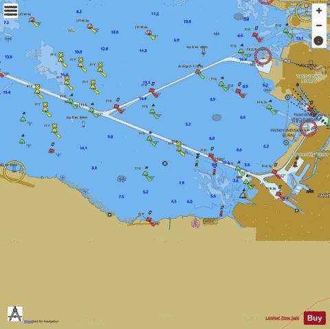 8T62R104 Marine Chart - Nautical Charts App