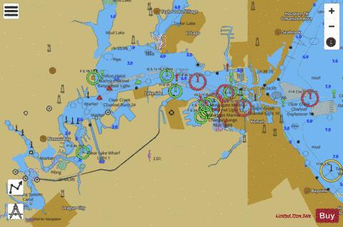 GALVESTON BAY SIDE B INSET 2 Marine Chart - Nautical Charts App