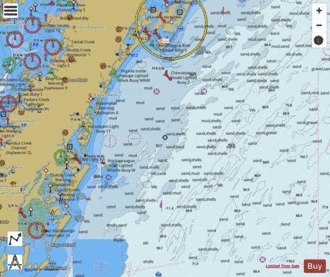 CHINCOTEAGUE INLET TO GREAT MACHIPONGO INLET Marine Chart - Nautical Charts App