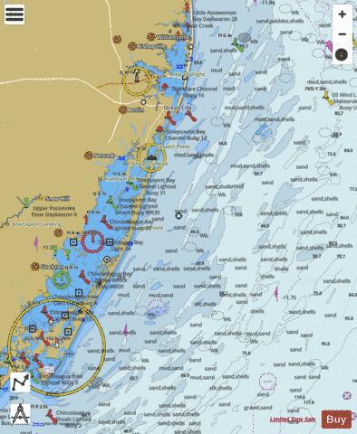 FENWICK ISLAND TO CHINCOTEAGUE INLET Marine Chart - Nautical Charts App