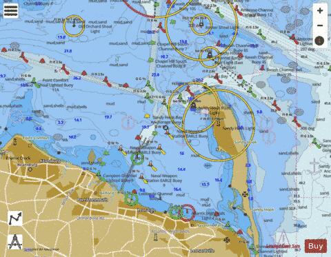 NEW YORK LOWER BAY-SOUTHERN PART Marine Chart - Nautical Charts App