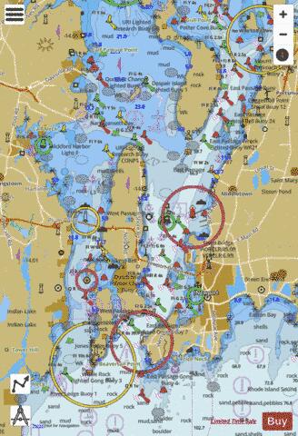 NARRAGANSETT BAY INCL NEWPORT HARBOR  RI Marine Chart - Nautical Charts App