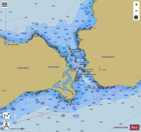 ROBINSONS HOLE  MA  INSET 4 Marine Chart - Nautical Charts App