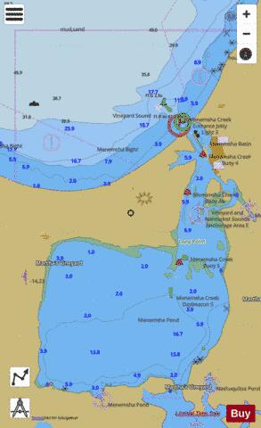 MENEMSHA POND MA Marine Chart - Nautical Charts App