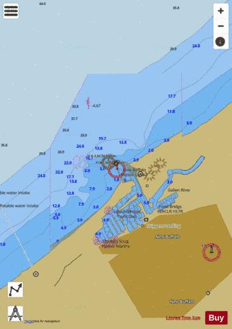 NEW BUFFALO MICHIGAN Marine Chart - Nautical Charts App