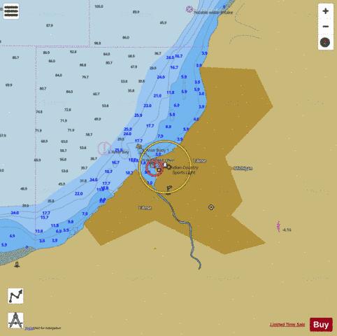 LAKE SUPERIOR KEWEENAW BAY L ANSE MICHIGAN Marine Chart - Nautical Charts App