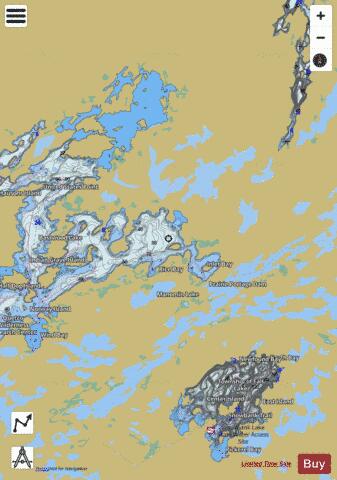 BASSWOOD LAKE EASTERN PART Marine Chart - Nautical Charts App