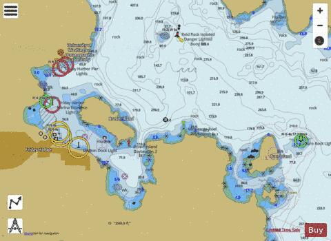 BELLINGHAM TO EVERETT INC SAN JUAN ISLANDS  FRIDAY HARBOR Marine Chart - Nautical Charts App