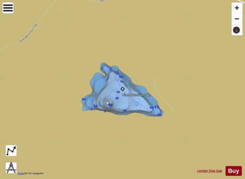 Pine Mountain Lake depth contour Map - i-Boating App