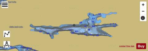 Skipper Lake depth contour Map - i-Boating App