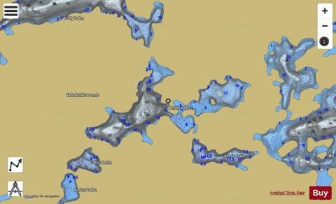 Jenny Lake depth contour Map - i-Boating App