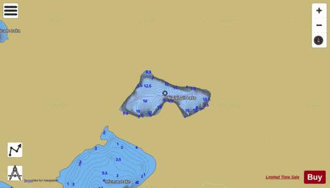 Nipisiquit Lake depth contour Map - i-Boating App