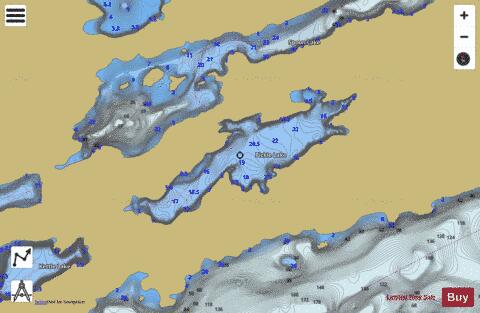 Pickle Lake depth contour Map - i-Boating App