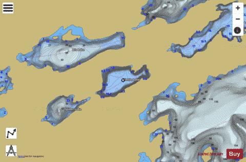 Kettle Lake depth contour Map - i-Boating App