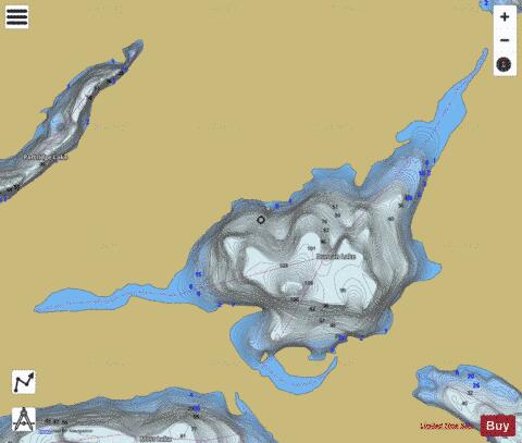 Lake Duncan depth contour Map - i-Boating App
