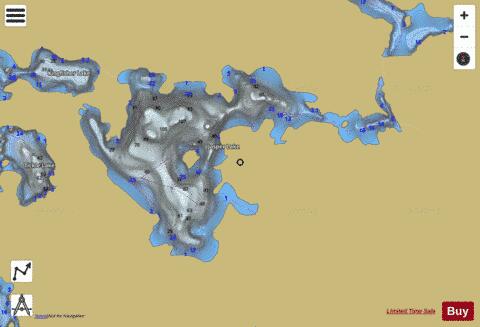 Lake Jasper depth contour Map - i-Boating App