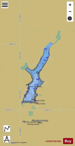 Loch Ayr depth contour Map - i-Boating App