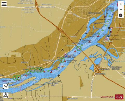 Upper Mississippi River section 11_508_764 depth contour Map - i-Boating App