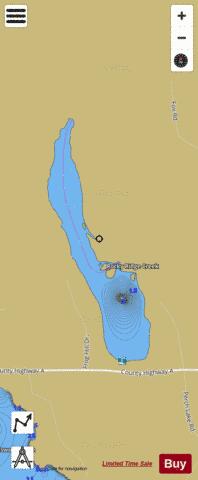 Rocky Ridge Lake depth contour Map - i-Boating App