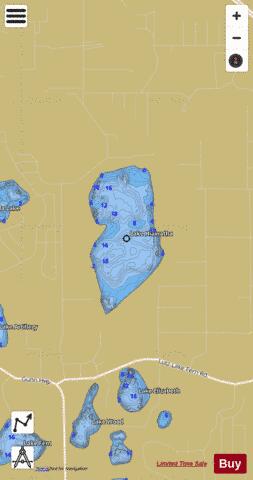 LAKE HIAWATHA depth contour Map - i-Boating App