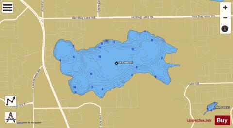 LAKE HOWELL depth contour Map - i-Boating App