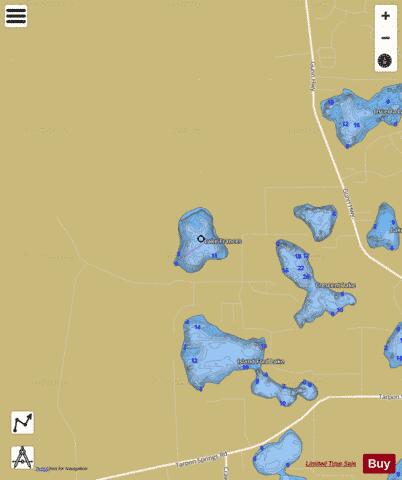 Frances, Lake depth contour Map - i-Boating App