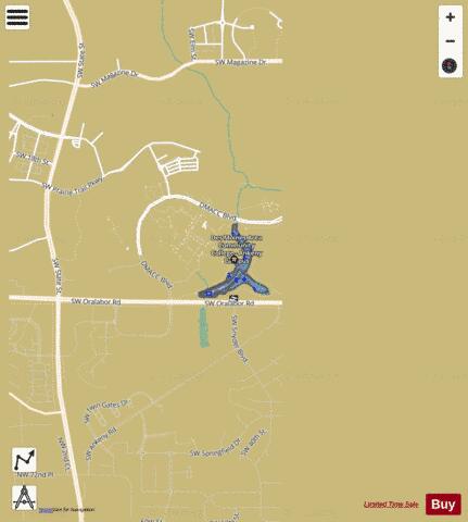 Ankeny Lake (DMACC) depth contour Map - i-Boating App