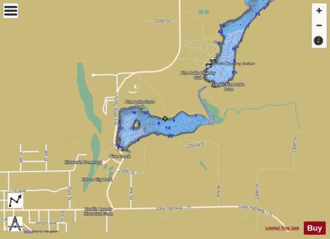 US_IA_lpi42 depth contour Map - i-Boating App