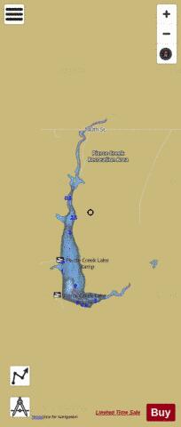 Pierce Creek Recreation Area depth contour Map - i-Boating App