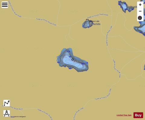 Curry Lake depth contour Map - i-Boating App