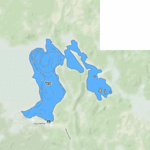 Emma, Lake depth contour Map - i-Boating App