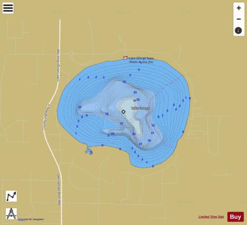 George depth contour Map - i-Boating App