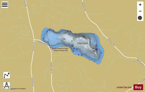 Bavaria depth contour Map - i-Boating App