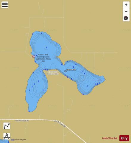Goose depth contour Map - i-Boating App