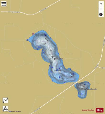 Comfort depth contour Map - i-Boating App