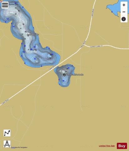 Little Comfort depth contour Map - i-Boating App