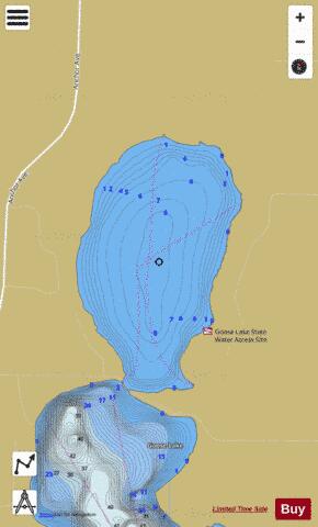 Goose (North Bay) depth contour Map - i-Boating App