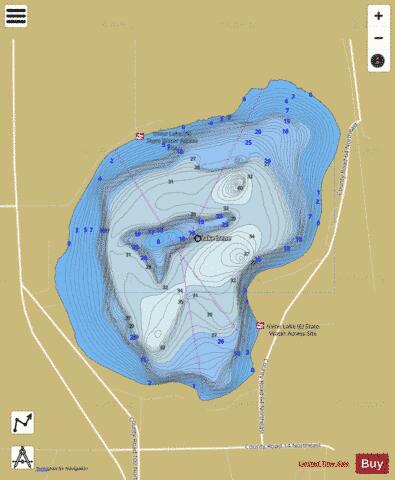 Irene depth contour Map - i-Boating App