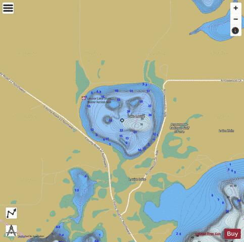 Louise depth contour Map - i-Boating App