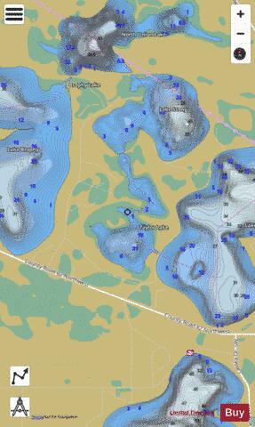 Lottie depth contour Map - i-Boating App