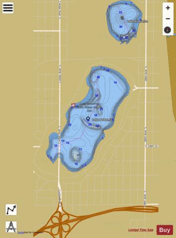 Nokomis depth contour Map - i-Boating App